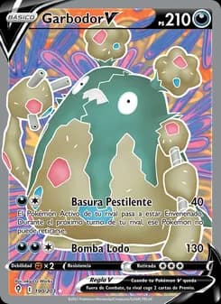 Garbodor V card in Spanish