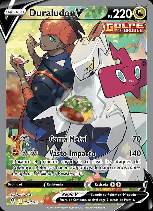 Duraludon V card in Spanish