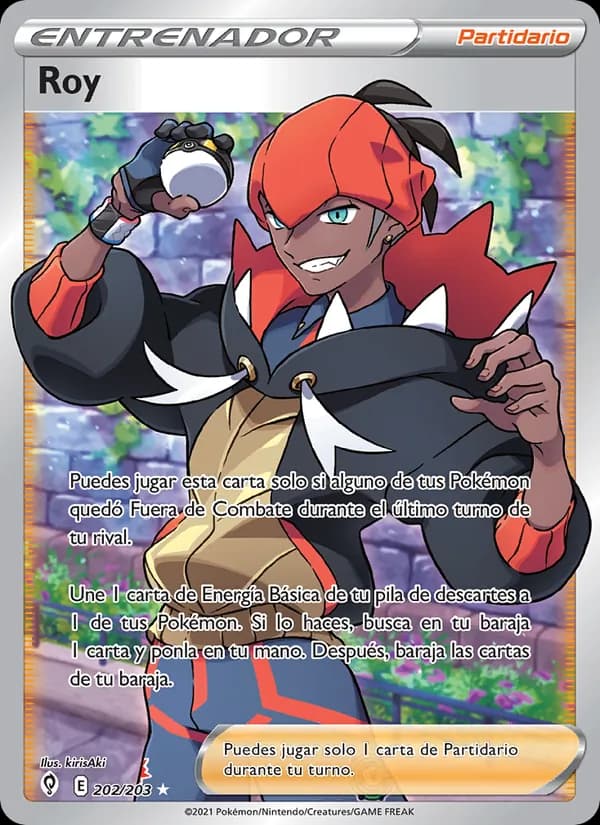 Roy card in Spanish