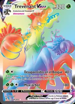 Trevenant VMAX card in Spanish