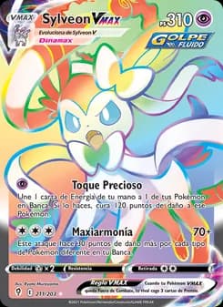 Sylveon VMAX card in Spanish