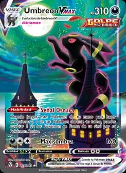 Umbreon VMAX card in Spanish