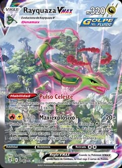 Rayquaza VMAX card in Spanish
