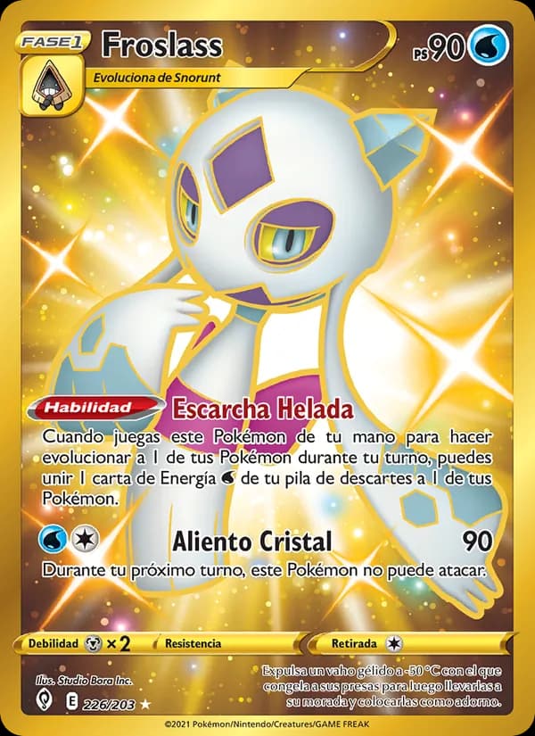 Froslass card in Spanish