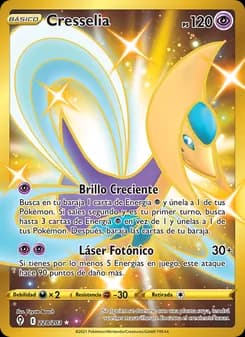 Cresselia card in Spanish