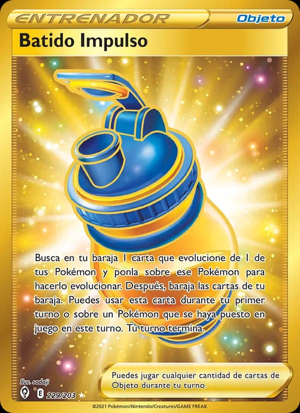 Batido Impulso card in Spanish