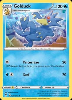 Golduck card in Spanish