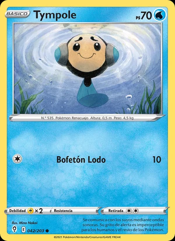 Tympole card in Spanish