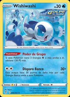 Wishiwashi card in Spanish