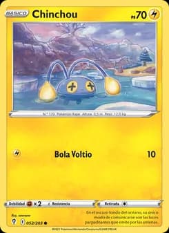 Chinchou card in Spanish
