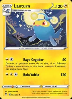 Lanturn card in Spanish