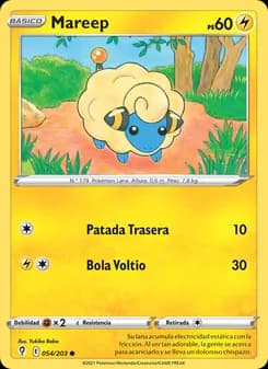 Mareep card in Spanish