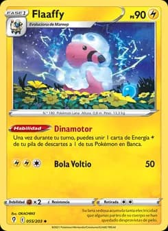 Flaaffy card in Spanish