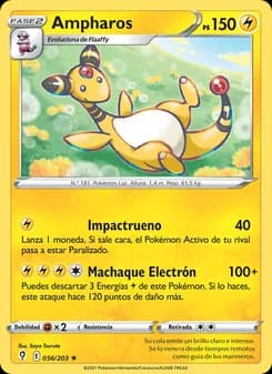 Ampharos card in Spanish