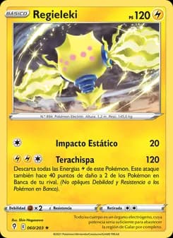 Regieleki card in Spanish