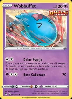 Wobbuffet card in Spanish
