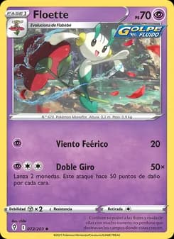 Floette card in Spanish