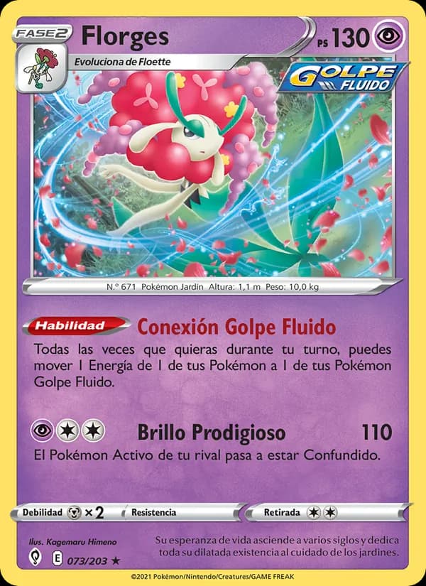 Florges card in Spanish