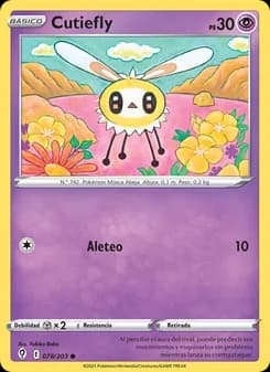 Cutiefly card in Spanish