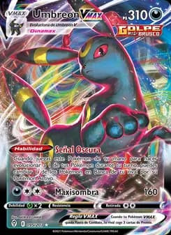 Umbreon VMAX card in Spanish