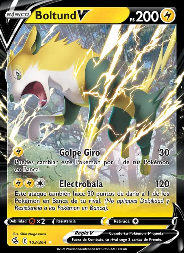 Boltund V card in Spanish