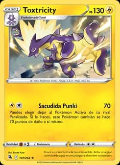 Toxtricity card in Spanish
