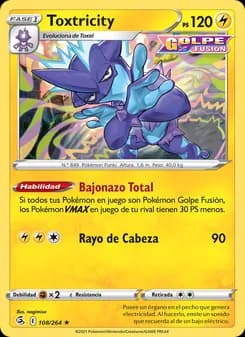 Toxtricity card in Spanish