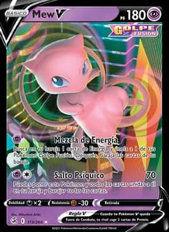 Mew V card in Spanish