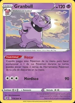 Granbull card in Spanish