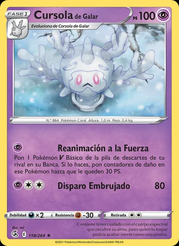 Cursola de Galar card in Spanish