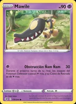 Mawile card in Spanish