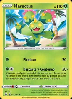 Maractus card in Spanish