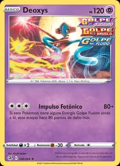 Deoxys card in Spanish