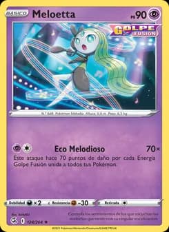 Meloetta card in Spanish