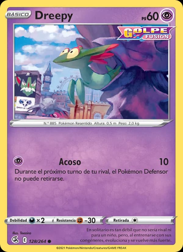 Dreepy card in Spanish