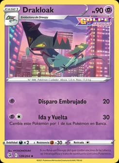 Drakloak card in Spanish