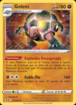 Golem card in Spanish