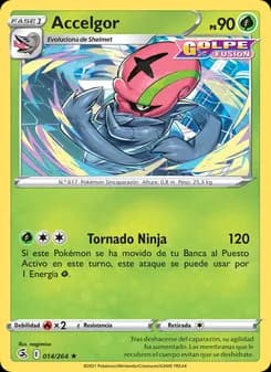 Accelgor card in Spanish
