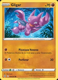 Gligar card in Spanish