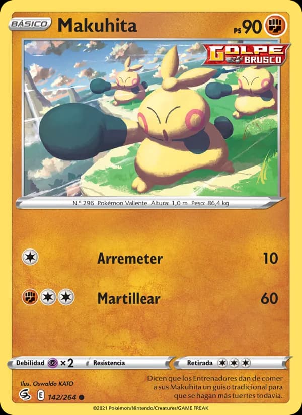 Makuhita card in Spanish