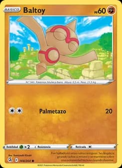Baltoy card in Spanish