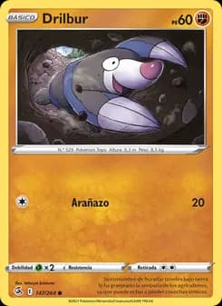 Drilbur card in Spanish