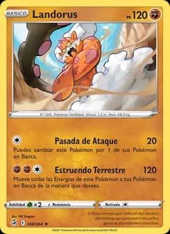 Landorus card in Spanish