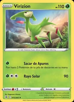 Virizion card in Spanish