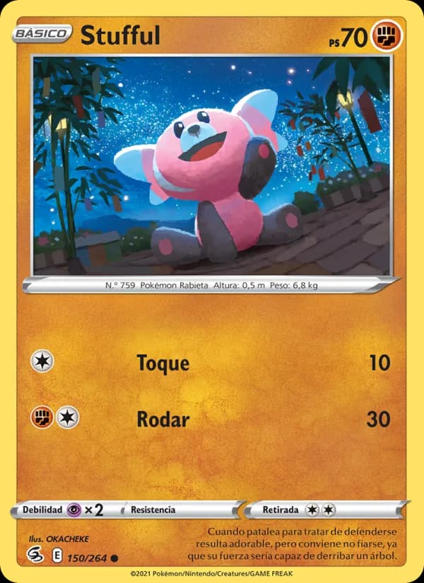 Stufful card in Spanish