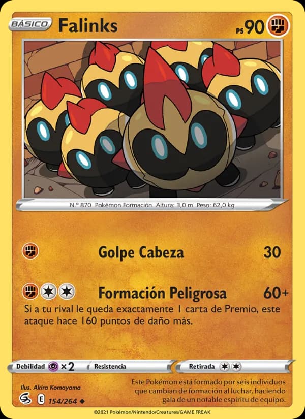 Falinks card in Spanish
