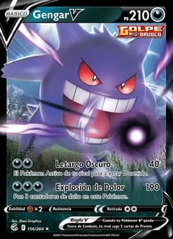 Gengar V card in Spanish