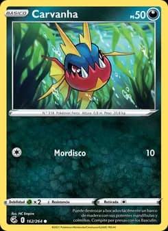 Carvanha card in Spanish