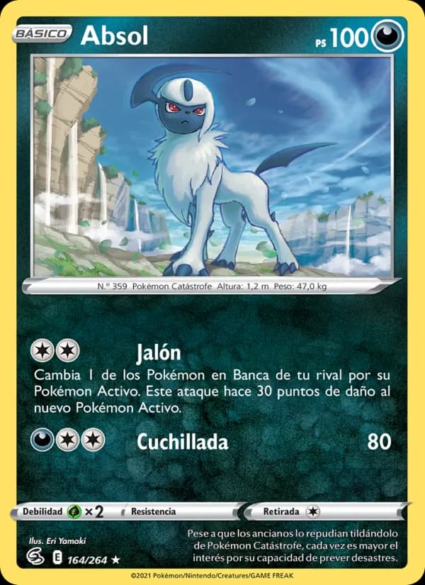 Absol card in Spanish