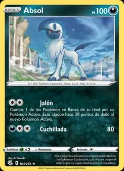 Absol card in Spanish